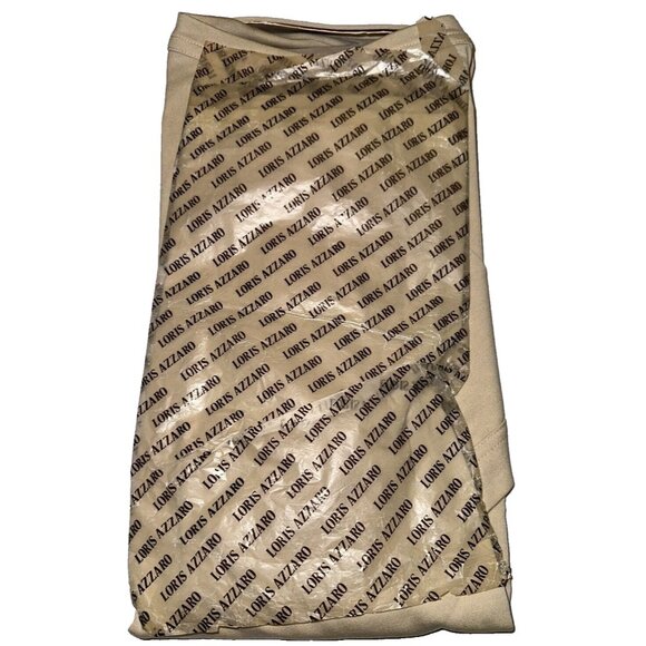 NEW Azzaro Button Down Formal Dress Shirt Pocket Tan Beige Mens Sz L $120 Retail - Picture 5 of 8